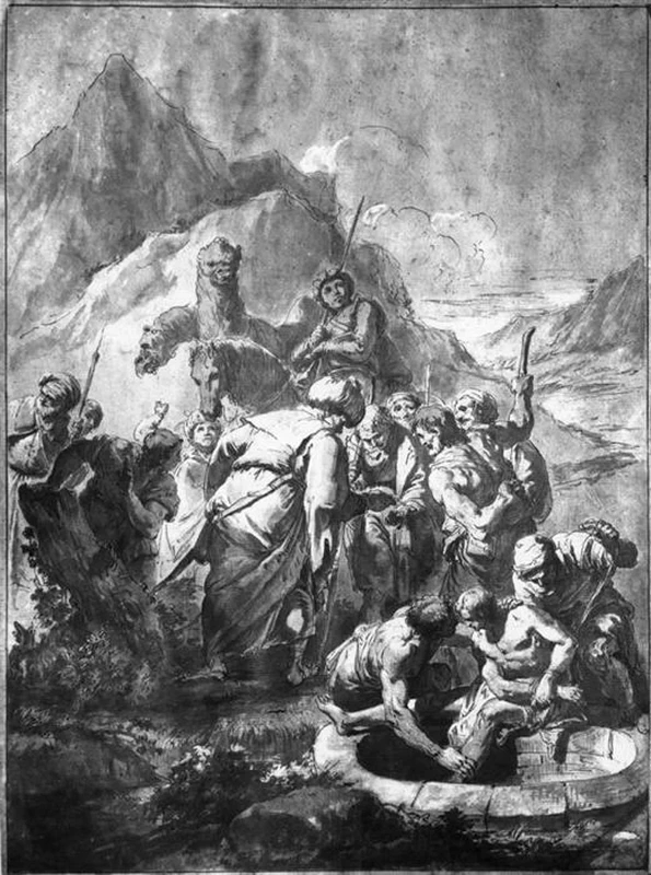 Giuseppe estratto dal pozzo e venduto dai fratelli - Venezia, Museo Correr